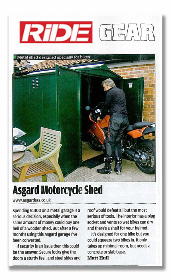 Motorcycle Storage Review