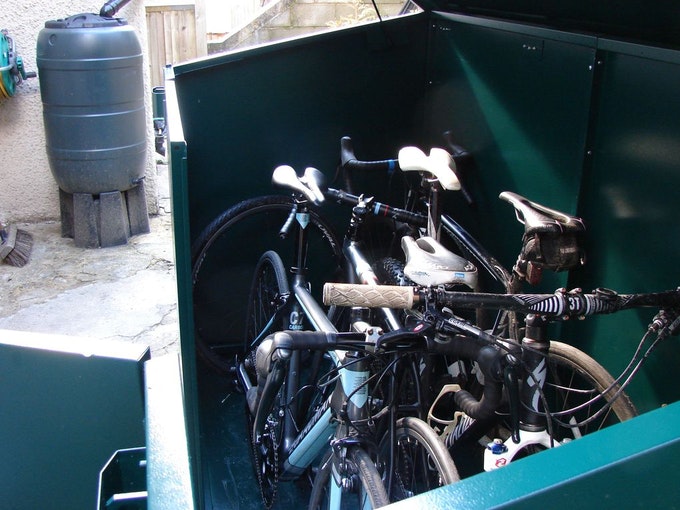 Access Bike Storage Full of Bikes