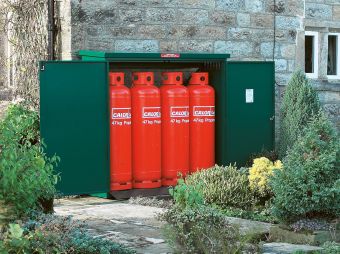 Secure Gas bottle storage - Large - Store 4 Gas Bottles