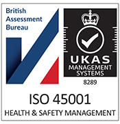 Asgard are ISO 45001 Registered 