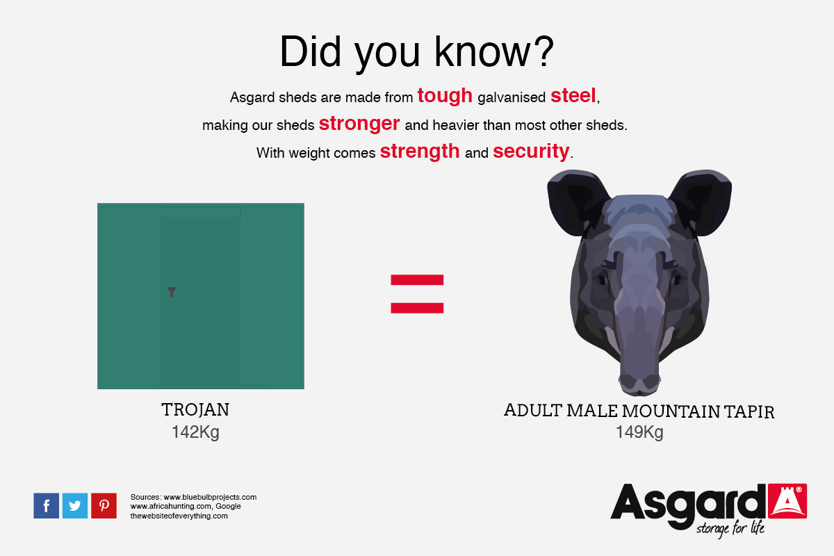 A Trojan and a Tapir weigh the same