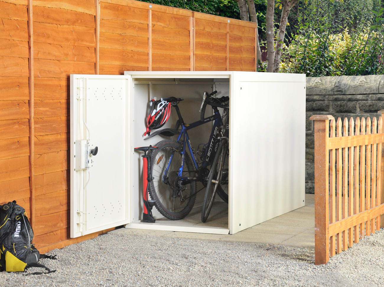 Asgard metal bikebox storage shed