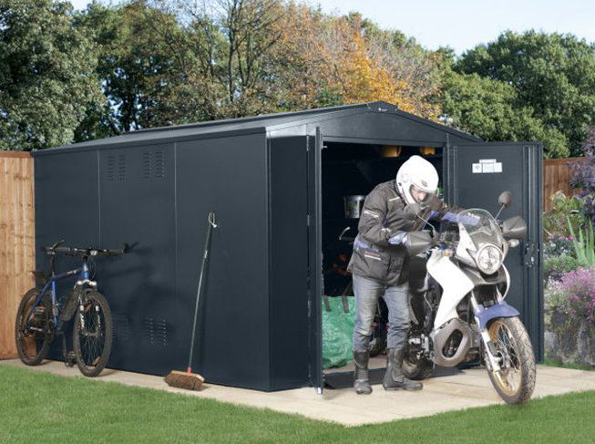 Metal Secure Shed for Motorcycles