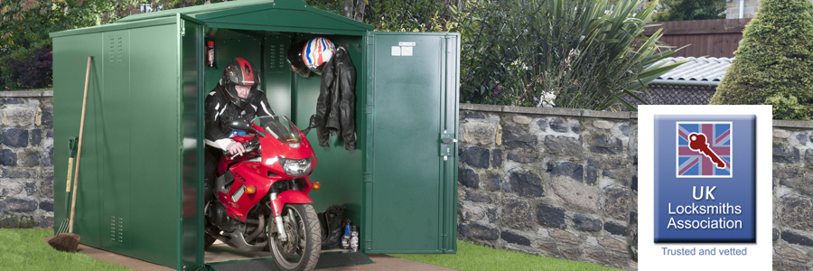 UKLA approved motorbike storage