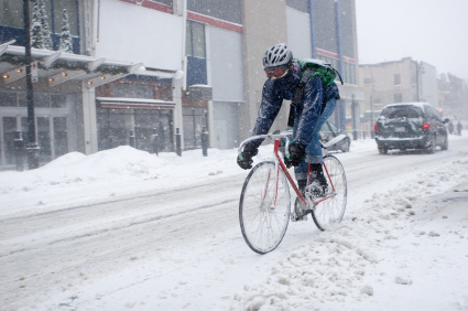 are you ready to cycle in the snow?
