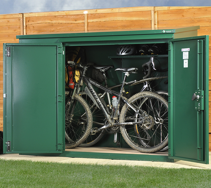 Police approved bike storage shed