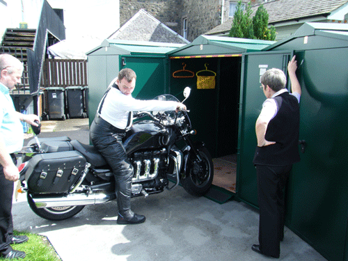 extra large motorcycle storage
