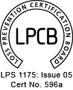 LPCB Certification for Asgard storage 