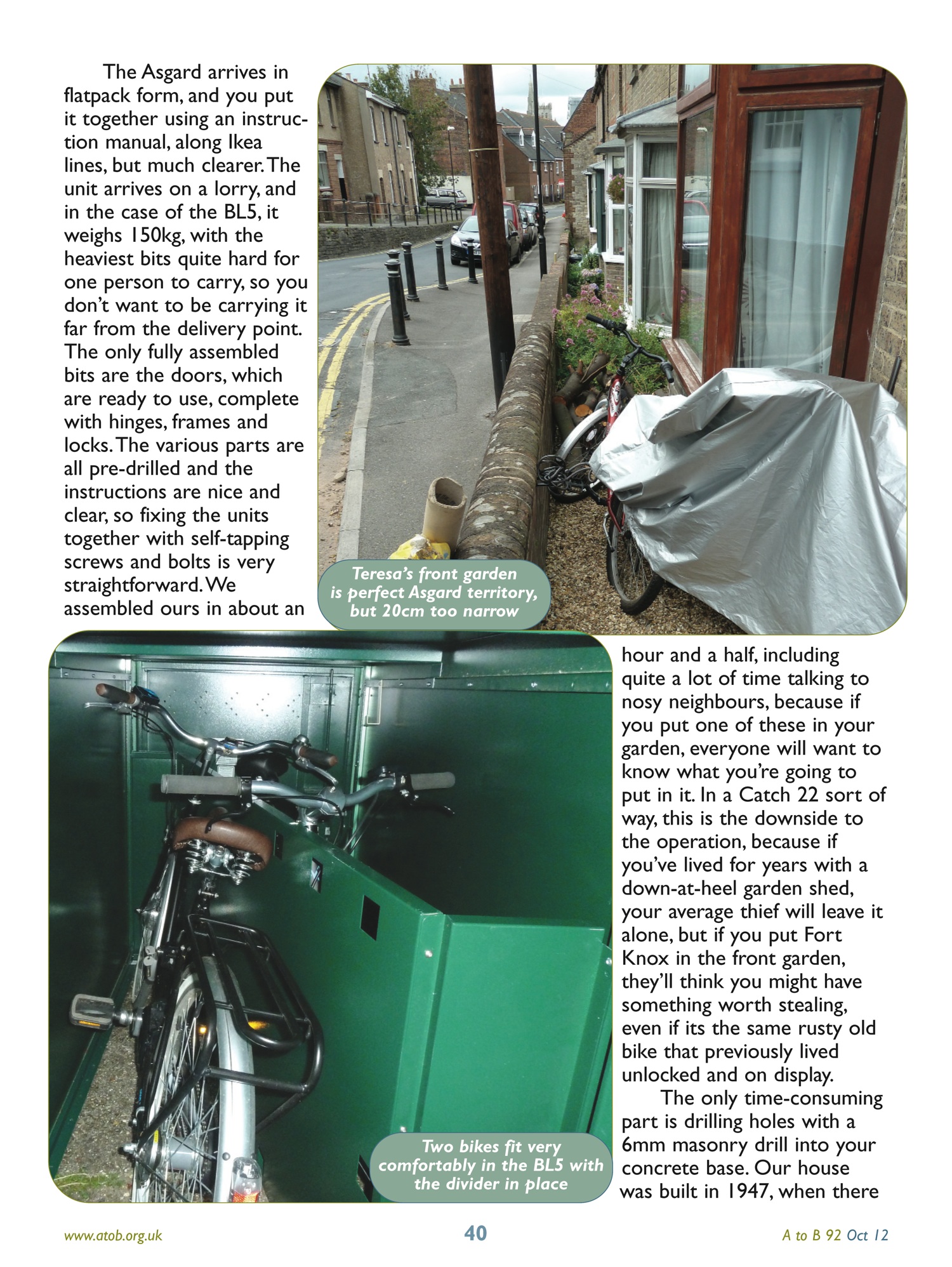 AtoB Bike Locker Review
